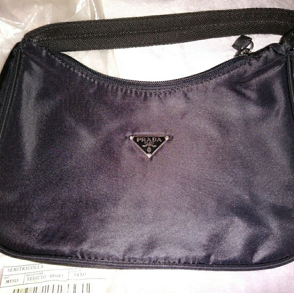 Prada tessuto sport bag.
